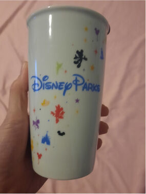 Unisex Starbucks Disney Parks White One Size Travel Mug